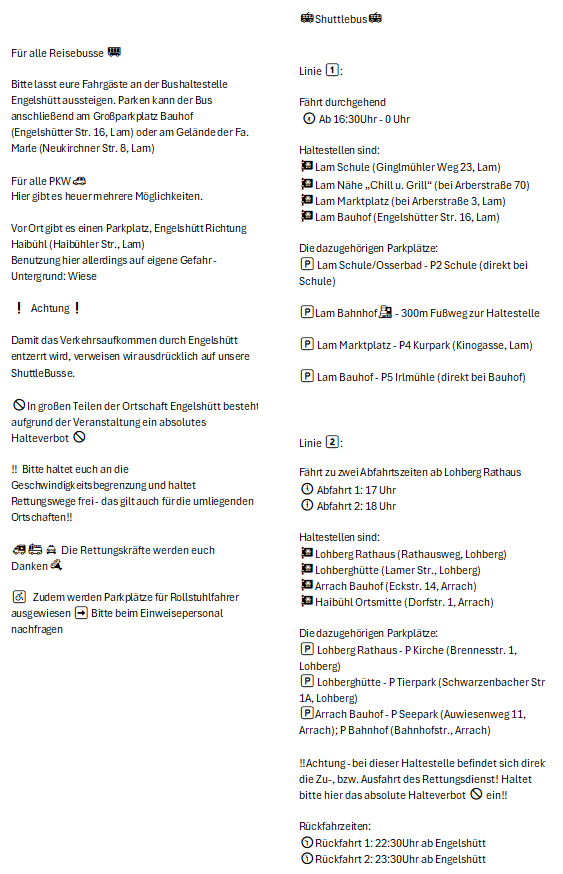 Rauhnacht 2025 - weitere Hinweise